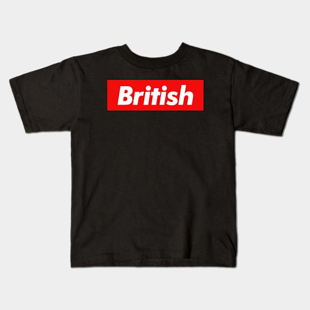 British Kids T-Shirt by monkeyflip